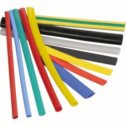 Трубка термоусаживаемая ТУТ 35/17,5 желто-зеленая 50 м/упак ИЭК